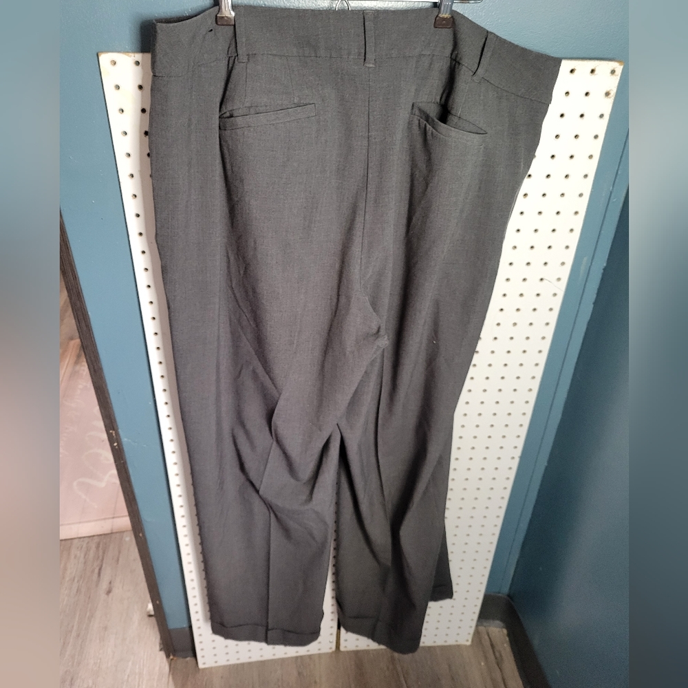 Lane Bryant gray dress pants with ankle hem‎ size 20 - Picture 4 of 4